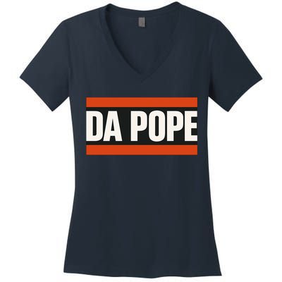 Da Pope Pope Leo XIV Provost From America Chicago Women's V-Neck T-Shirt