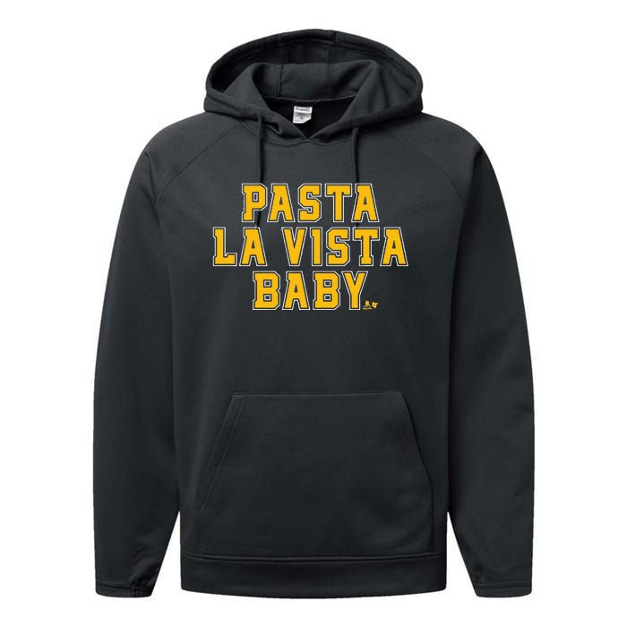 David Pastrnak Pasta La Vista Baby Boston Hockey Performance Fleece Hoodie