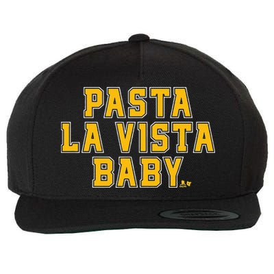 David Pastrnak Pasta La Vista Baby Boston Hockey Wool Snapback Cap