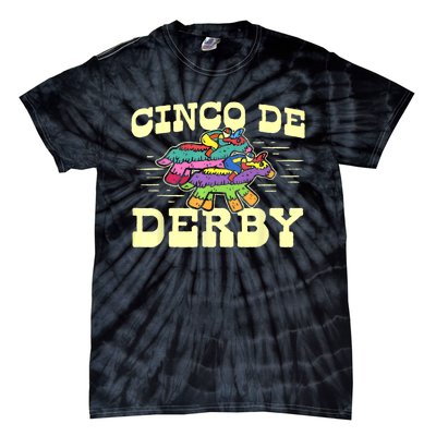 Derby Party Pinata Cinco De Horse Race Kentucky Tie-Dye T-Shirt