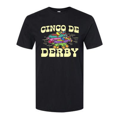 Derby Party Pinata Cinco De Horse Race Kentucky Softstyle® CVC T-Shirt