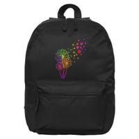 Dandelion Paw Print 16 in Basic Backpack