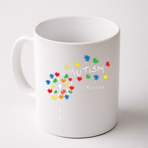 Dandelion Puzzle Piece Cool Autism Awareness Gift Coffee Mug