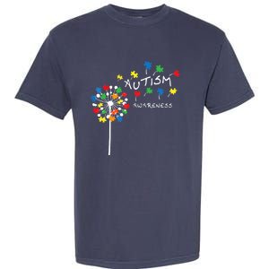 Dandelion Puzzle Piece Cool Autism Awareness Gift Garment-Dyed Heavyweight T-Shirt