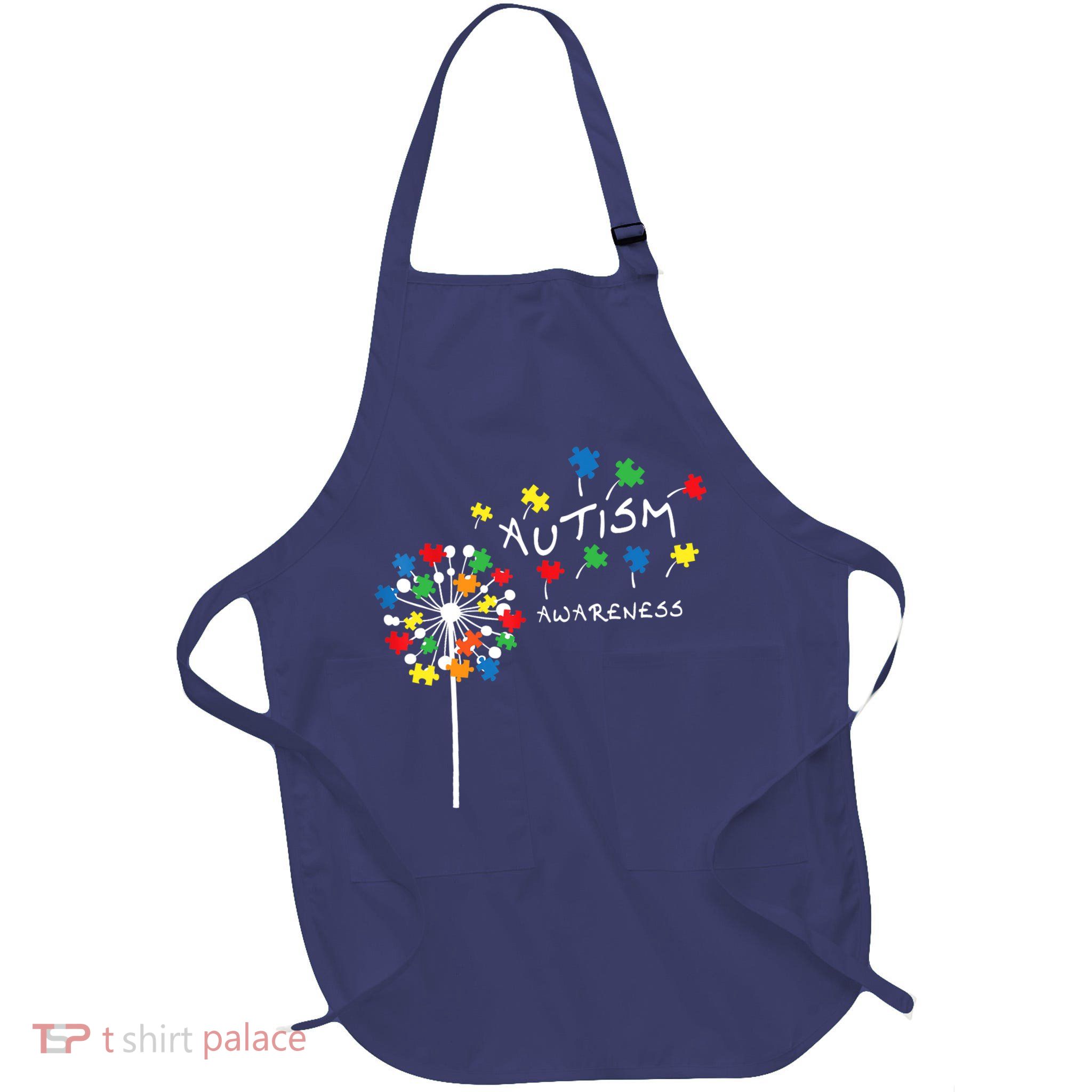 Dandelion Puzzle Piece Cool Autism Awareness Gift Apron
