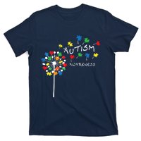 Dandelion Puzzle Piece Cool Autism Awareness Gift T-Shirt