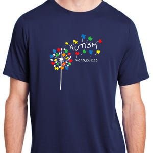 Dandelion Puzzle Piece Cool Autism Awareness Gift Adult ChromaSoft Performance T-Shirt