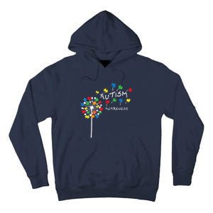 Dandelion Puzzle Piece Cool Autism Awareness Gift Tall Hoodie