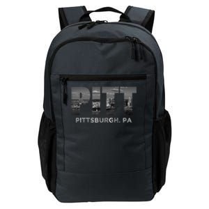 Downtown Pitt Pa Steel City Of Pittsburgh Skyline Daily Commute Backpack