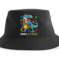 Dinosaur Puzzle Piece Autism Awareness For Boy Sustainable Bucket Hat