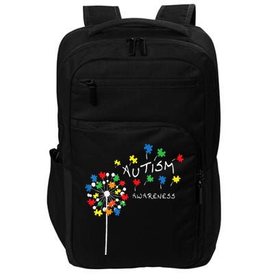 Dandelion Puzzle Piece Cool Autism Awareness Gift Impact Tech Backpack