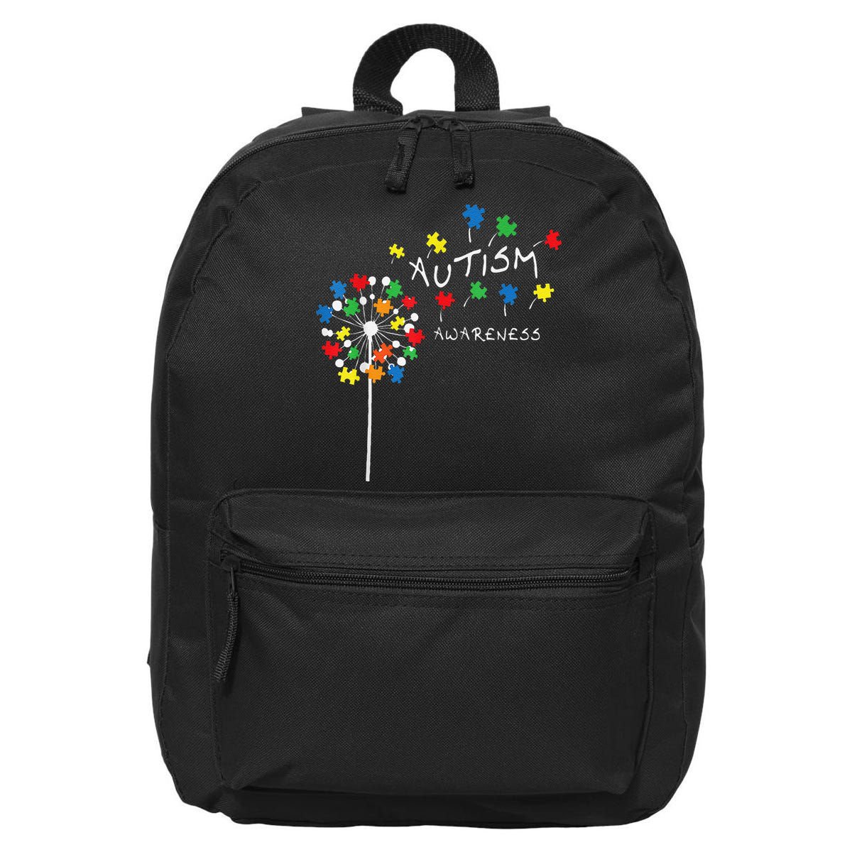 Dandelion Puzzle Piece Cool Autism Awareness Gift 16 in Basic Backpack