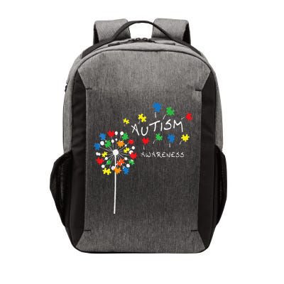Dandelion Puzzle Piece Cool Autism Awareness Gift Vector Backpack