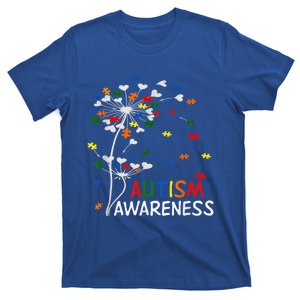 Dandelion Puzzle Piece Cool Autism Awareness Gift T-Shirt