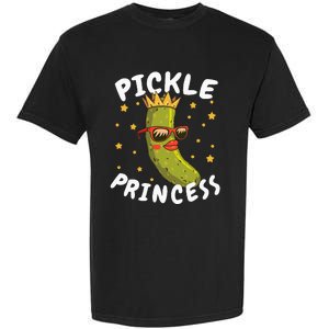 Dill Pickle Princess Girl Gherkin Pickles Lover Garment-Dyed Heavyweight T-Shirt