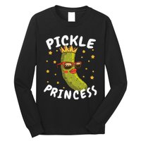 Dill Pickle Princess Girl Gherkin Pickles Lover Long Sleeve Shirt