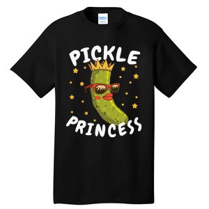 Dill Pickle Princess Girl Gherkin Pickles Lover Tall T-Shirt