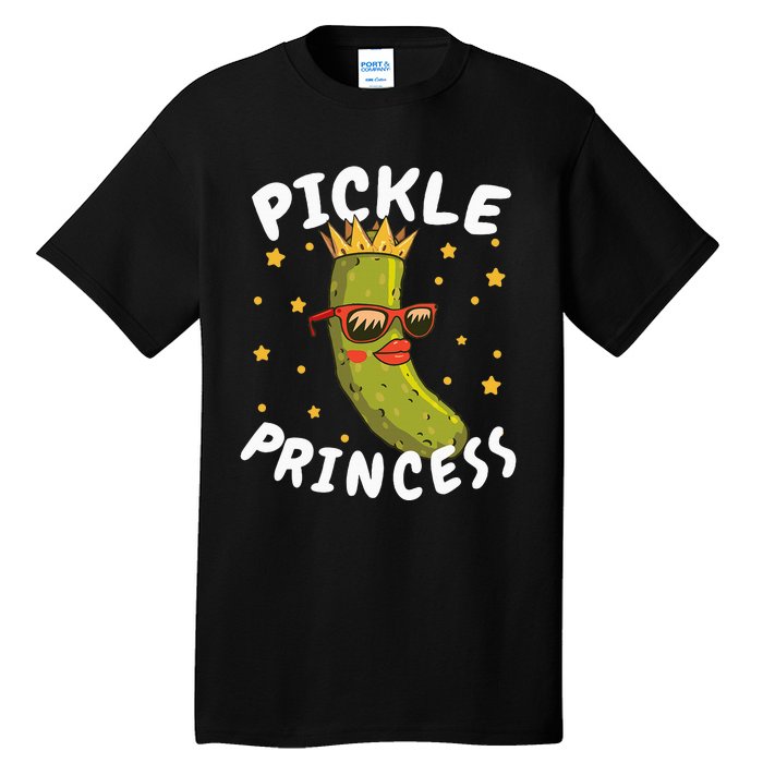 Dill Pickle Princess Girl Gherkin Pickles Lover Tall T-Shirt