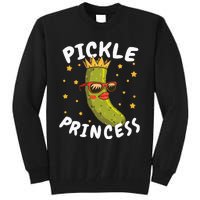 Dill Pickle Princess Girl Gherkin Pickles Lover Tall Sweatshirt