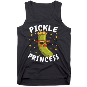 Dill Pickle Princess Girl Gherkin Pickles Lover Tank Top