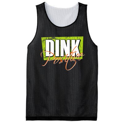 Dink Positive Pickleball Mesh Reversible Basketball Jersey Tank