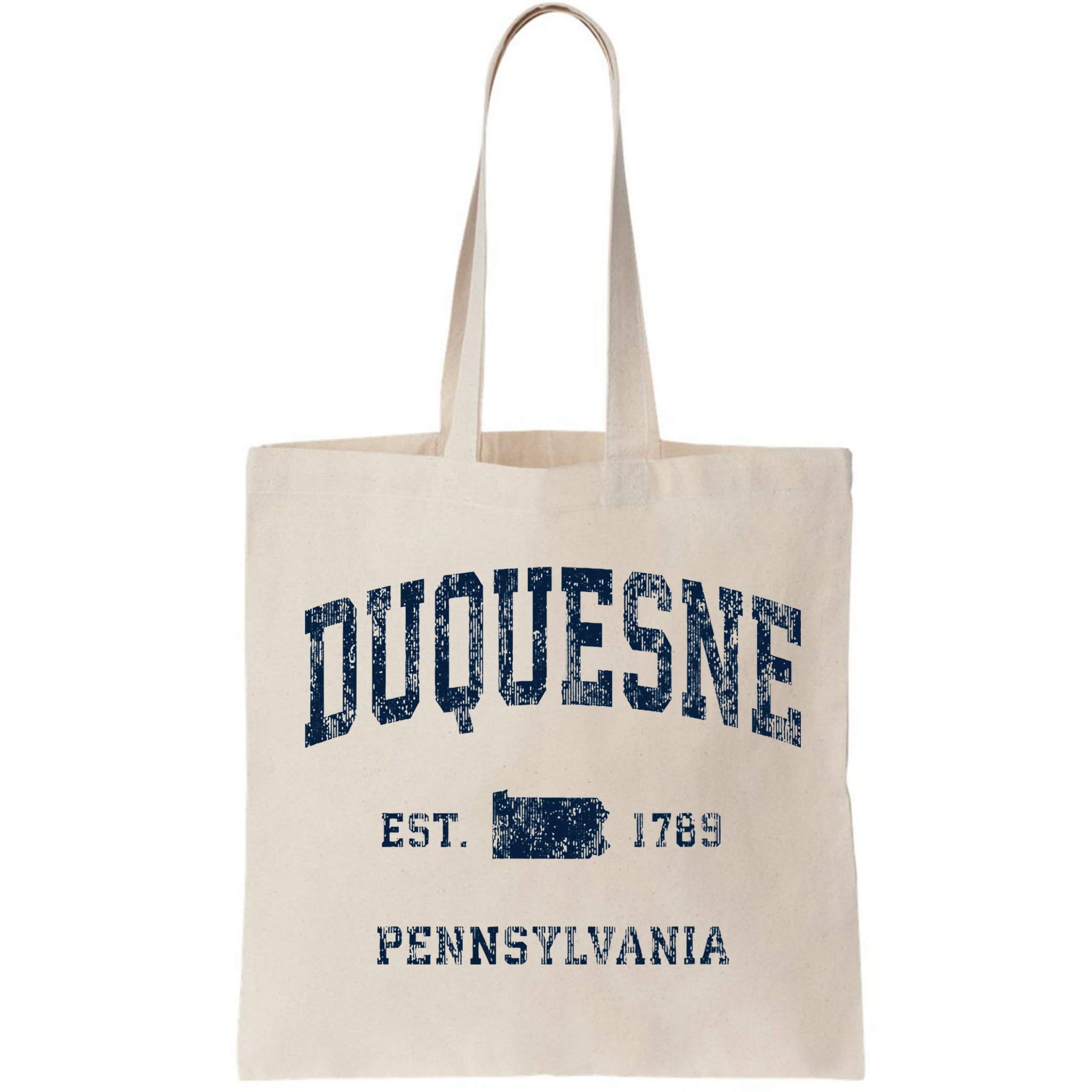 Duquesne Pennsylvania Pa Vintage Athletic Sports Design Bag