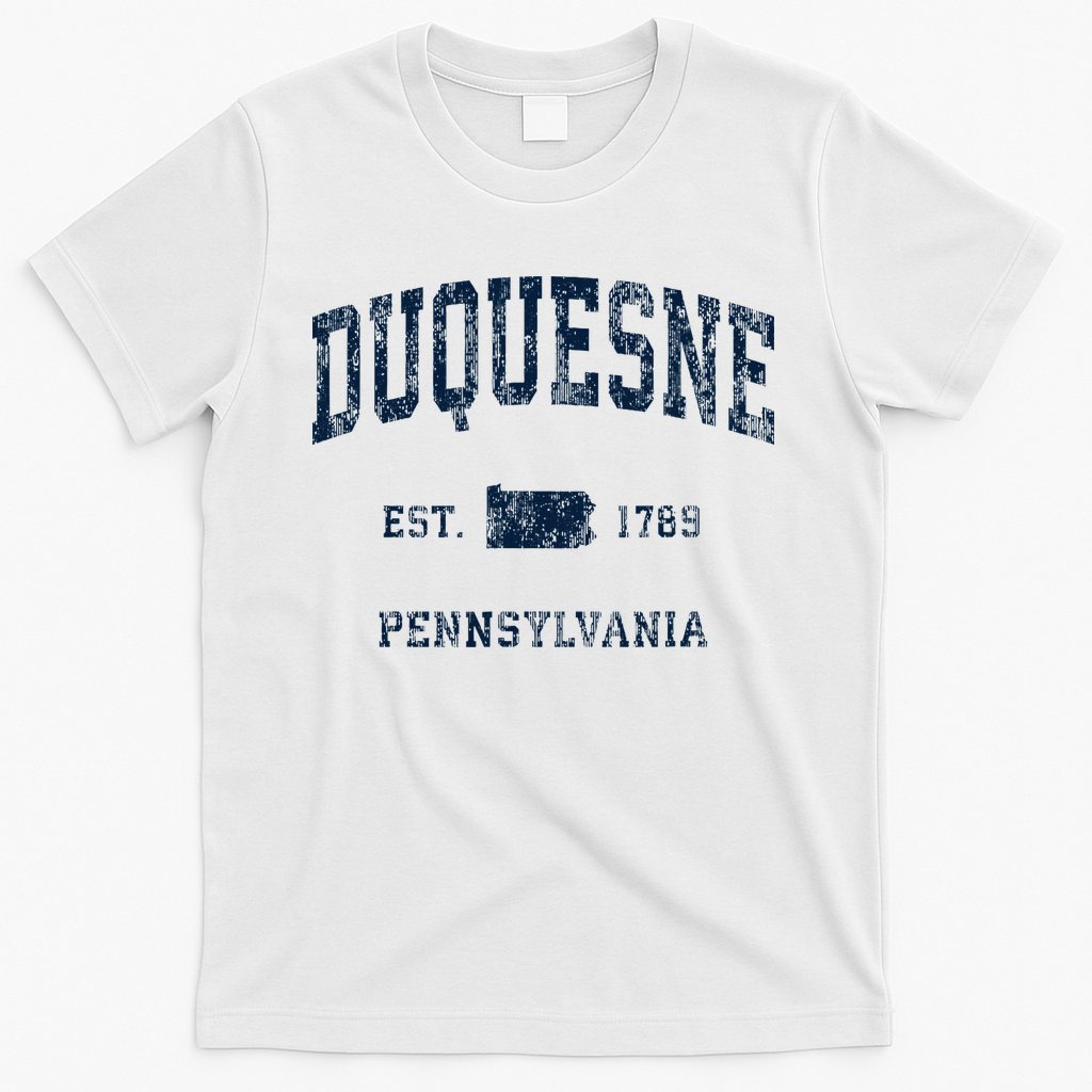 Duquesne Pennsylvania Pa Vintage Athletic Sports Design T-Shirt