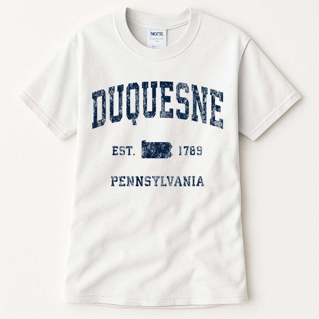 Duquesne Pennsylvania Pa Vintage Athletic Sports Design Tall T-Shirt