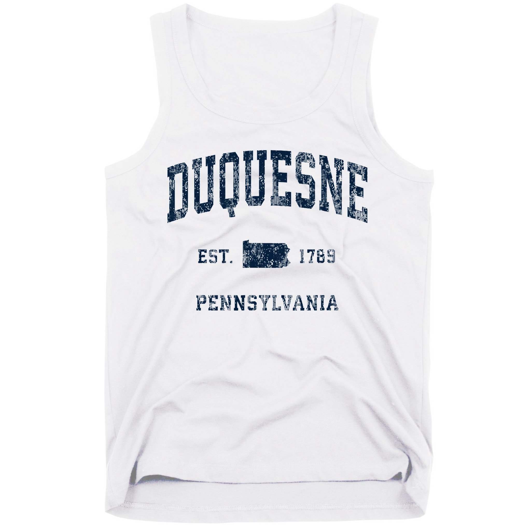 Duquesne Pennsylvania Pa Vintage Athletic Sports Design Tank Top