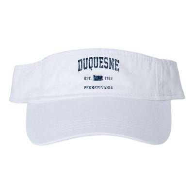 Duquesne Pennsylvania Pa Vintage Athletic Sports Design Visor