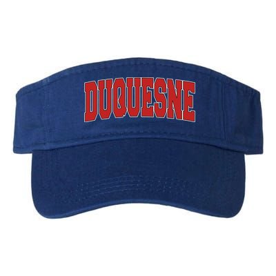 Duquesne Pa Pennsylvania Varsity Style Usa Vintage Sports Gift Visor