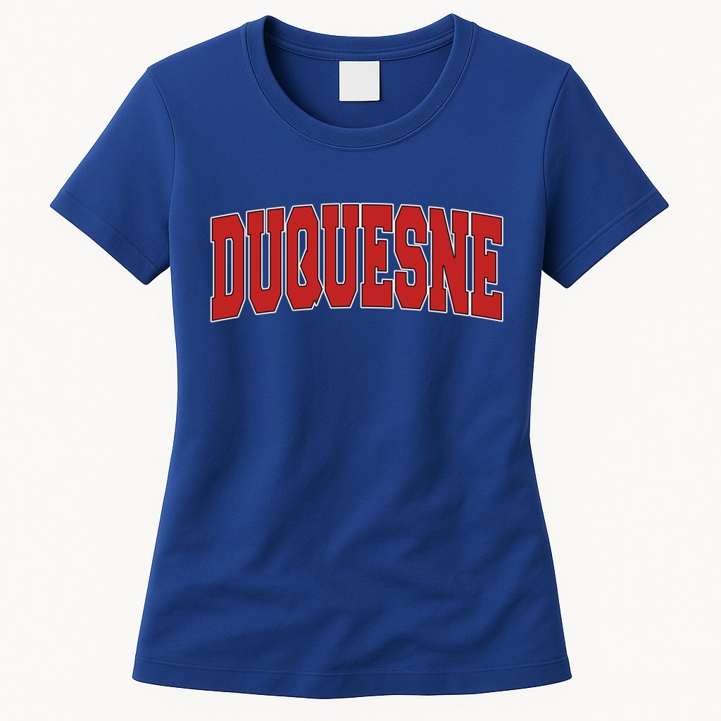 Duquesne Pa Pennsylvania Varsity Style Usa Vintage Sports Gift Womens T-Shirt