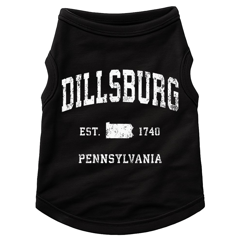 Dillsburg Pennsylvania Pa Vintage Athletic Sports Design Doggie Tank