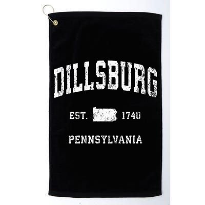 Dillsburg Pennsylvania Pa Vintage Athletic Sports Design Golf Towel