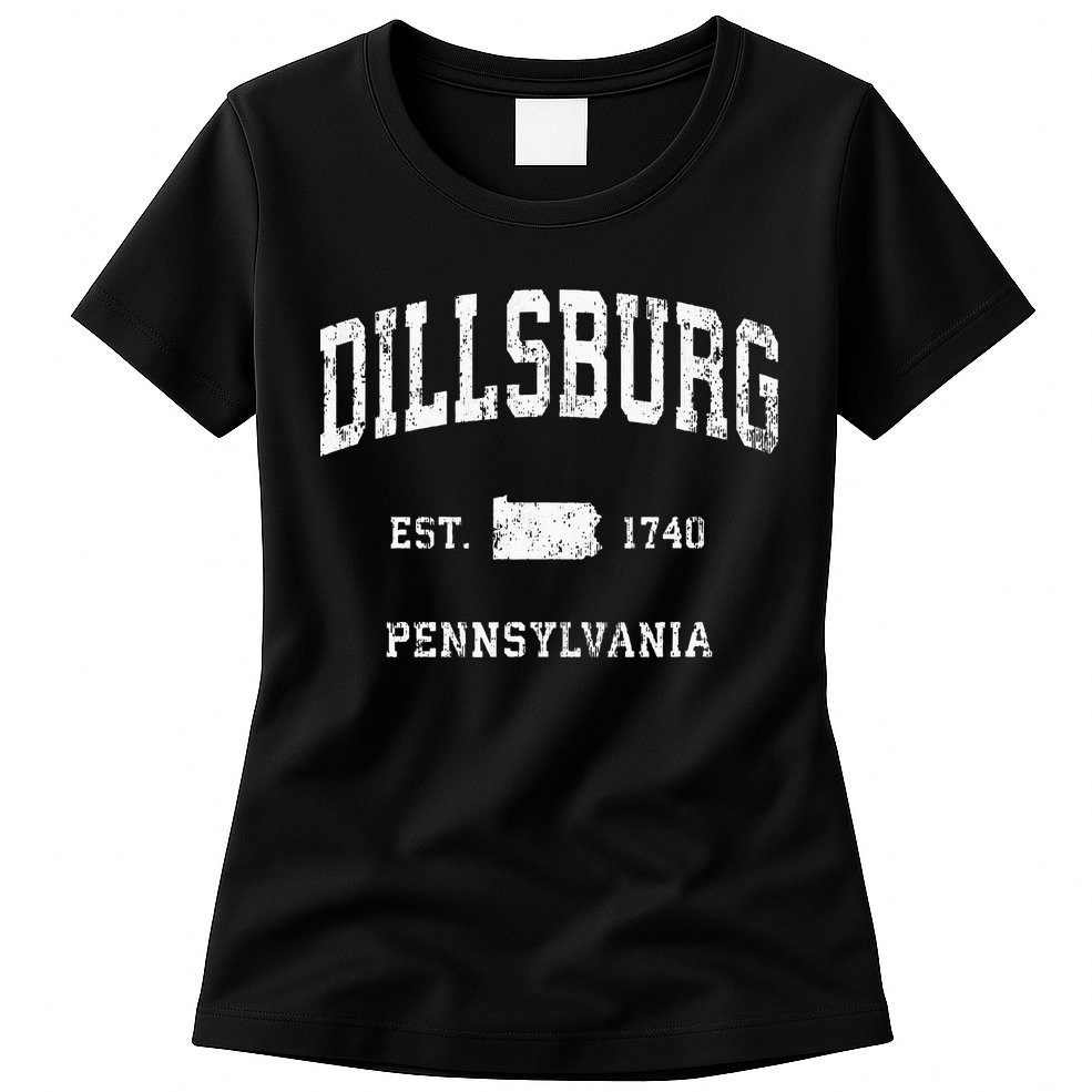 Dillsburg Pennsylvania Pa Vintage Athletic Sports Design Womens T-Shirt