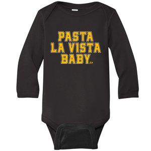 David Pastrnak Pasta La Vista Baby Boston Hockey Baby Long Sleeve Bodysuit