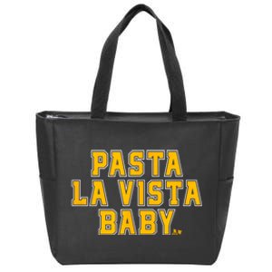 David Pastrnak Pasta La Vista Baby Boston Hockey Zip Tote Bag