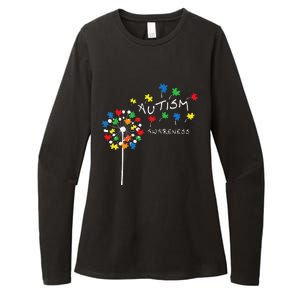 Dandelion Puzzle Piece Cool Autism Awareness Gift Womens CVC Long Sleeve Shirt