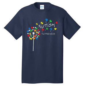 Dandelion Puzzle Piece Cool Autism Awareness Gift Tall T-Shirt