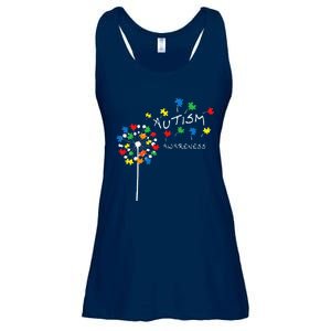 Dandelion Puzzle Piece Cool Autism Awareness Gift Ladies Essential Flowy Tank