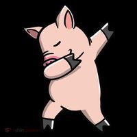 Dabbing Piggy Piglet Costume City Backpack
