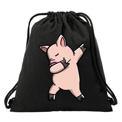 Dabbing Piggy Piglet Costume Drawstring Bag