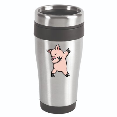 Dabbing Piggy Piglet Costume 16oz Travel Tumbler