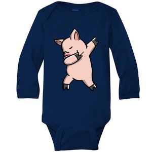 Dabbing Piggy Piglet Costume Baby Long Sleeve Bodysuit