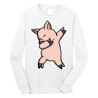 Dabbing Piggy Piglet Costume Long Sleeve Shirt