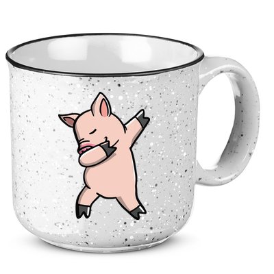 Dabbing Piggy Piglet Costume 15oz Campfire Ceramic Mug