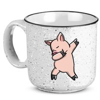 Dabbing Piggy Piglet Costume 15oz Campfire Ceramic Mug