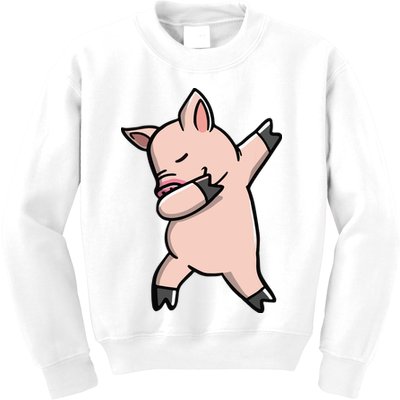 Dabbing Piggy Piglet Costume Kids Sweatshirt