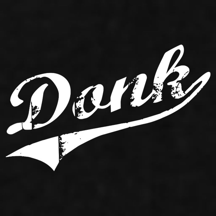 Donk Poker Player Retro Distressed Style Ladies PosiCharge Tri-Blend Wicking Tank
