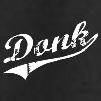 Donk Poker Player Retro Distressed Style 7 Panel Mesh Trucker Snapback Hat